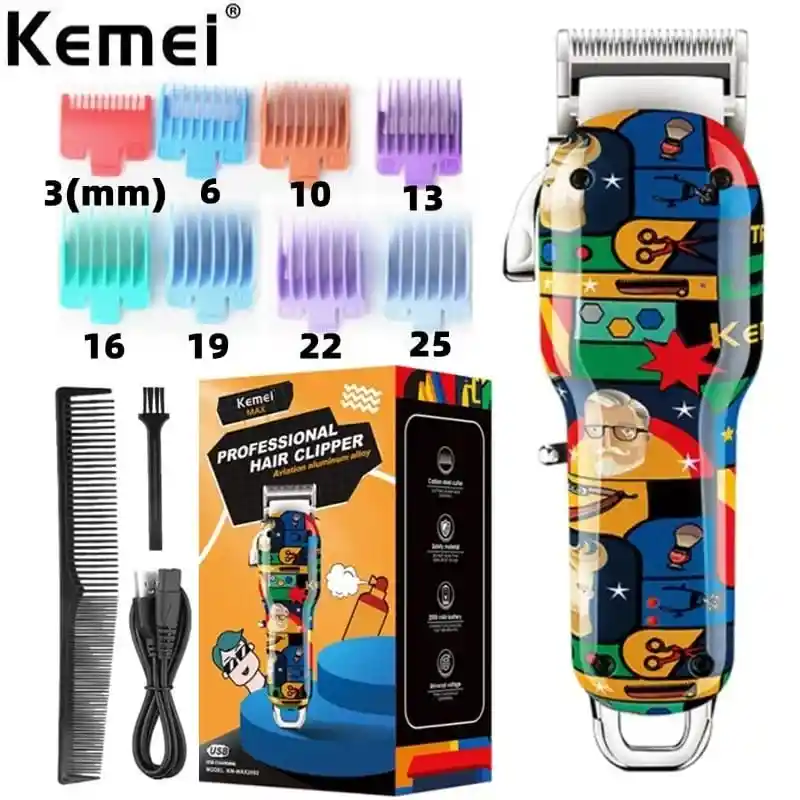 Maquina De Peluquería Kemei Km-max