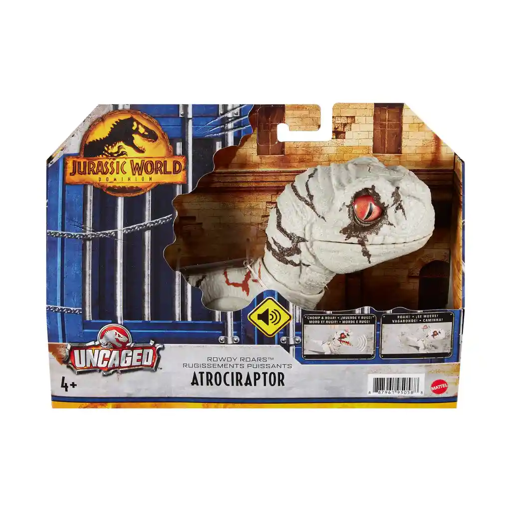 Dinosaurio Atrociraptor Jurassic World Dominion Interactivo