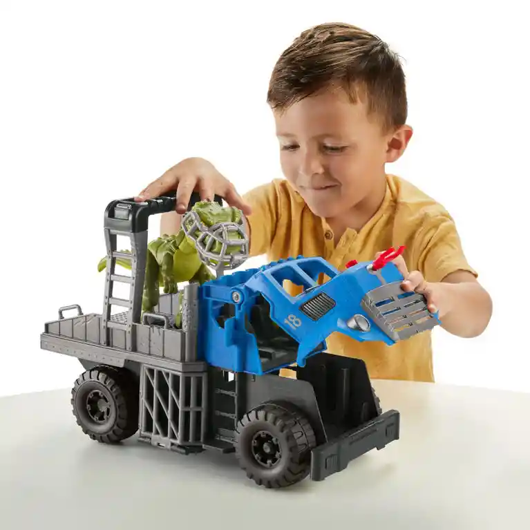 Dinosaurio Jurassic World Dominion Imaginext Vehículo De Jaula