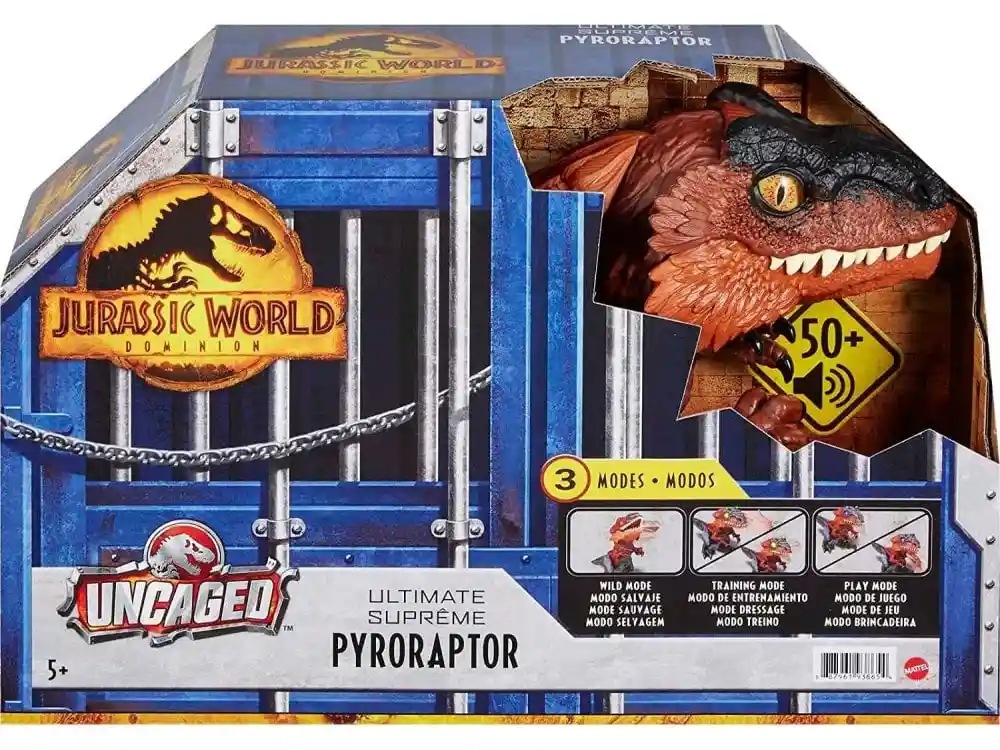 Dinosaurio Pyroraptor Jurassic World Movimiento Y Sonido