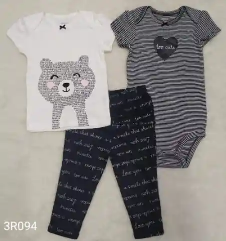 Conjunto Carters Bebe Niña Talla 12 A 18 Meses