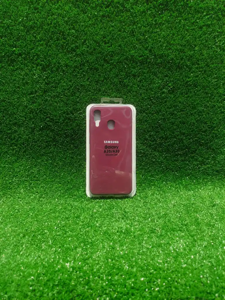 Samsung Galaxy A20 Samsung Galaxy A30 | Forro Protector| Silicone Case | Vinotinto |samsung | Carcasa | Funda | Anti Humedad