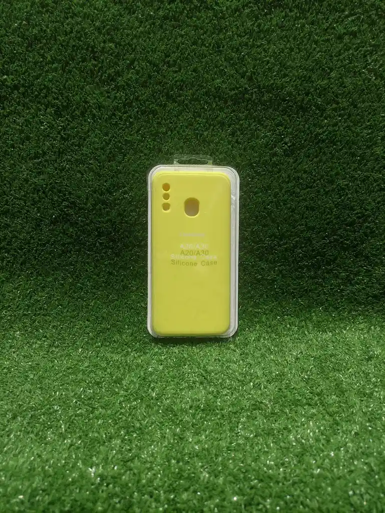 Samsung Galaxy A20 Samsung Galaxy A30 | Forro Protector| Silicone Case | Amarillo |samsung | Carcasa | Funda | Anti Humedad