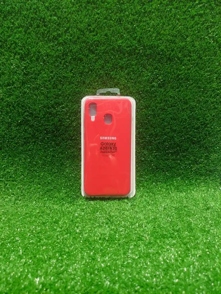 Samsung Galaxy A30 Samsung Galaxy A30 | Forro Protector| Silicone Case | Rojo |samsung | Carcasa | Funda | Anti Humedad