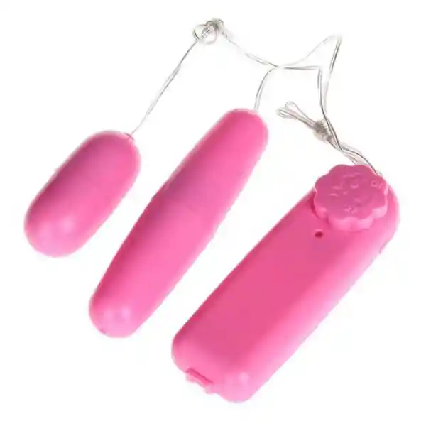 Huevo Vibrador Doble Sweet Pink Rosado