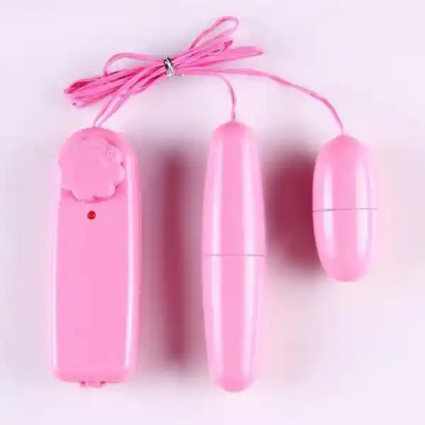 Huevo Vibrador Doble Sweet Pink Rosado