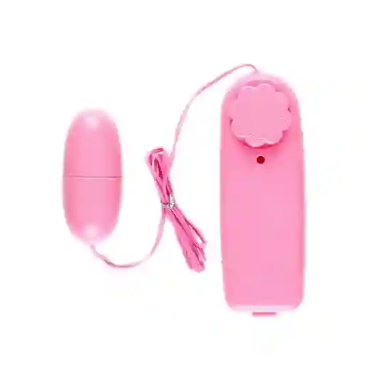 Huevo Vibrador Rose Queen Alámbrico Rosado