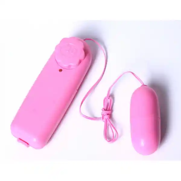Huevo Vibrador Rose Queen Alámbrico Rosado