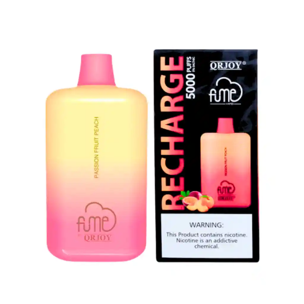 Fume Vape Passionfruit Peach Recharge 5000puffs Recargable