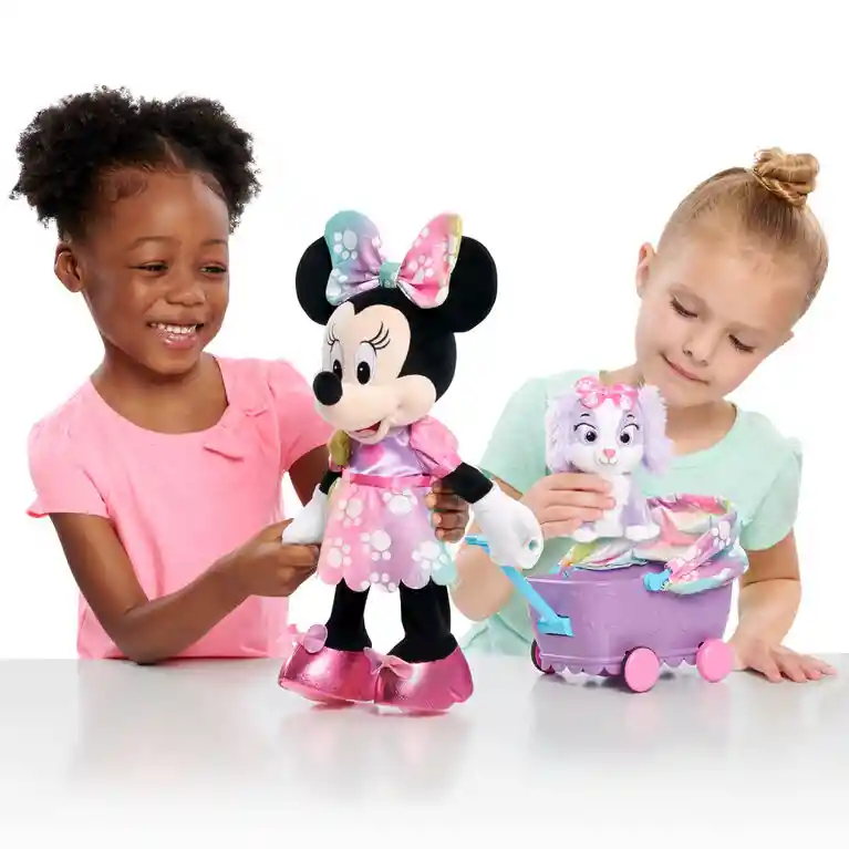 Minnie Mouse Peluche Interactivo Con Luces Y Sonido Original