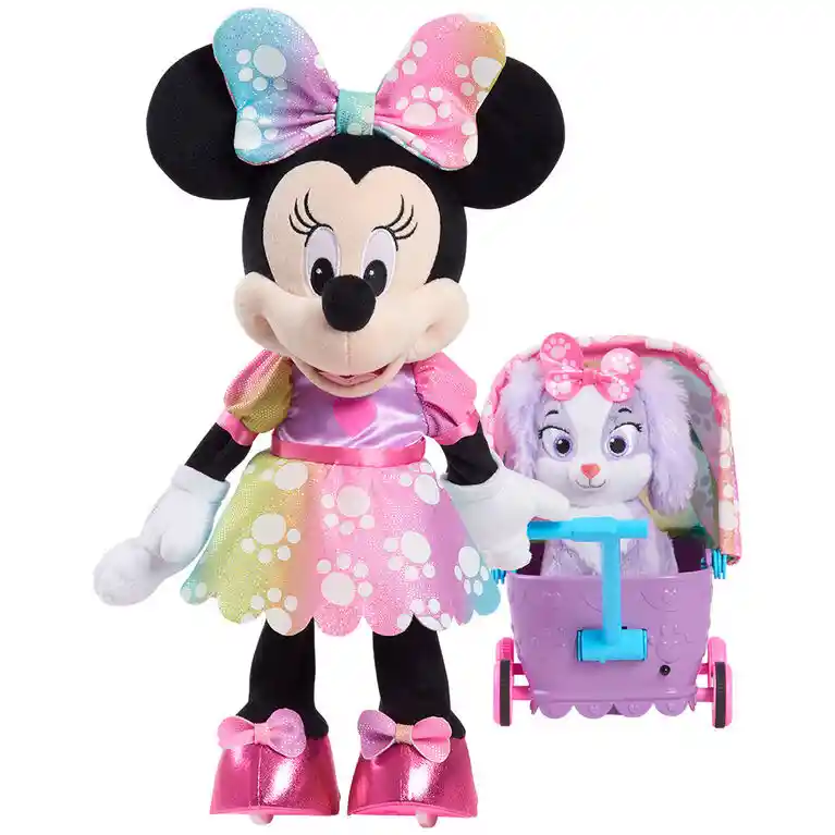 Minnie Mouse Peluche Interactivo Con Luces Y Sonido Original