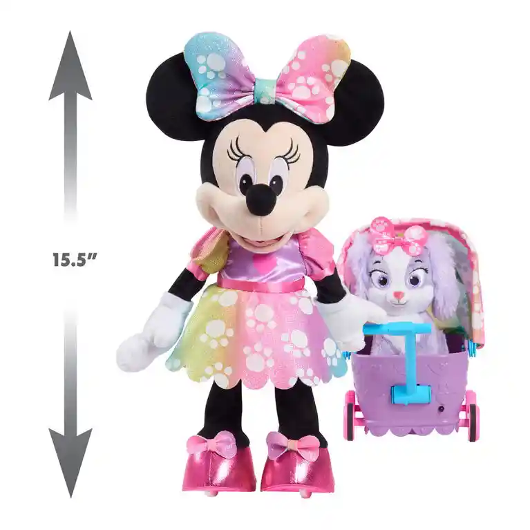 Minnie Mouse Peluche Interactivo Con Luces Y Sonido Original