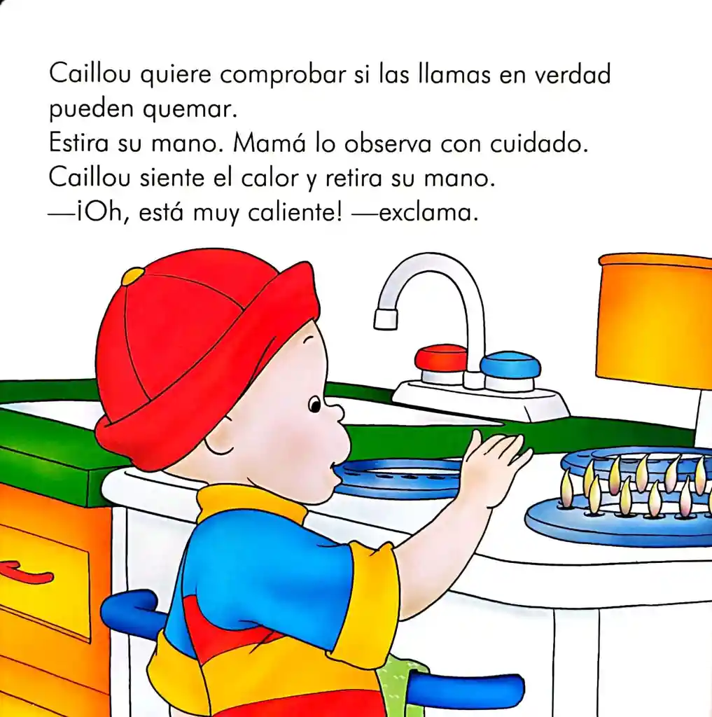 Libro Para Niños Caillou ¡ten Cuidado! Niños Y Bebes