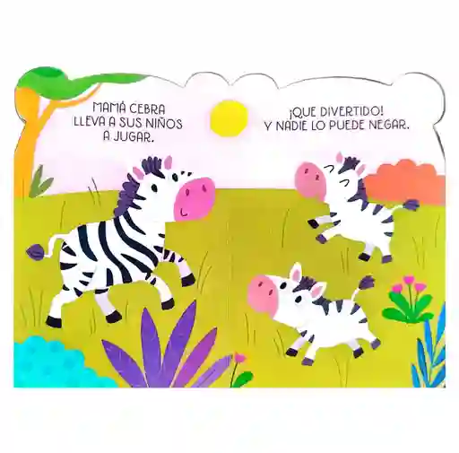 Set Libros Infantiles En La Selva Familia De Animales Niños