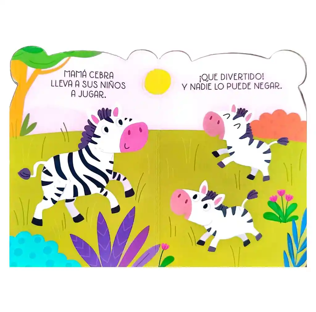 Set Libros Infantiles En La Selva Familia De Animales Niños
