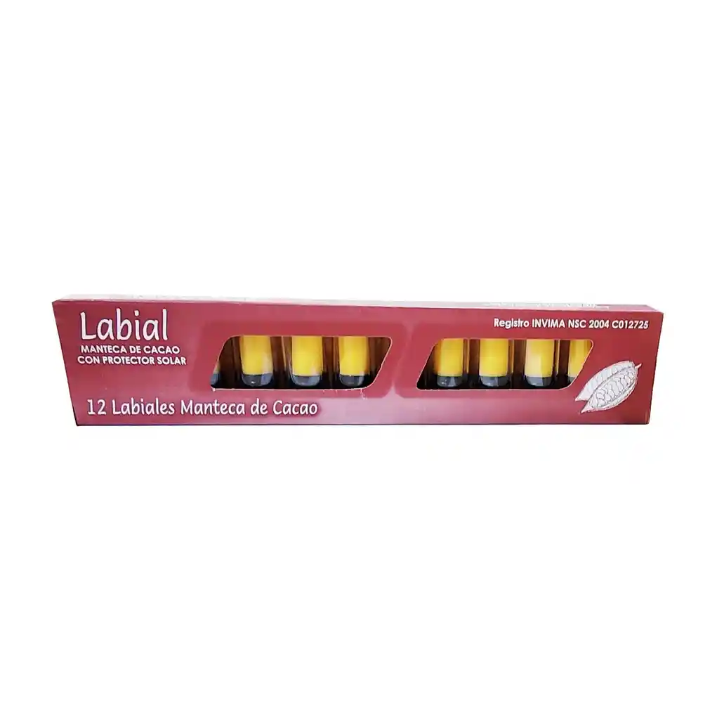 Manteca De Cacao Labial X 12u Dayoshop