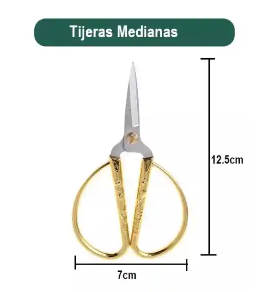 Kit De 3 Tijeras Herramienta Bisutería Fabricada En Acero