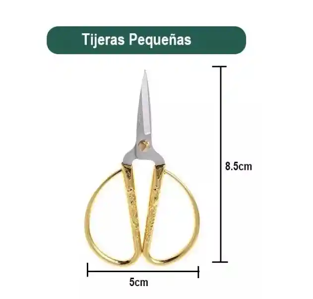 Kit De 3 Tijeras Herramienta Bisutería Fabricada En Acero