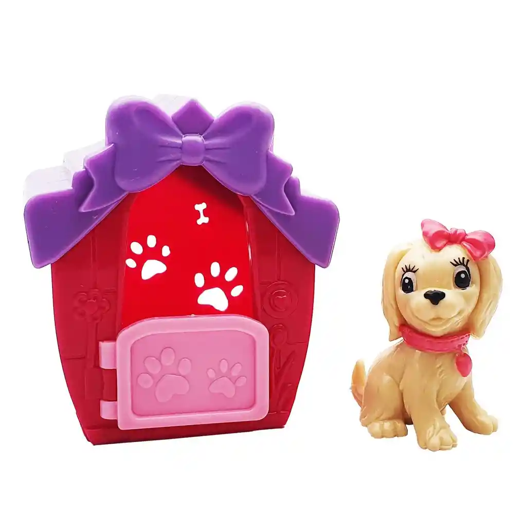 Castillo Casa Mascota Perrito De Muñecas Juguete Niñas Dayoshop