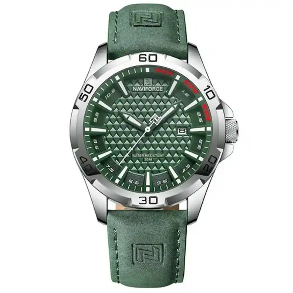 Reloj Naviforce Original Nf 8023 Verde + Estuche Dayoshop