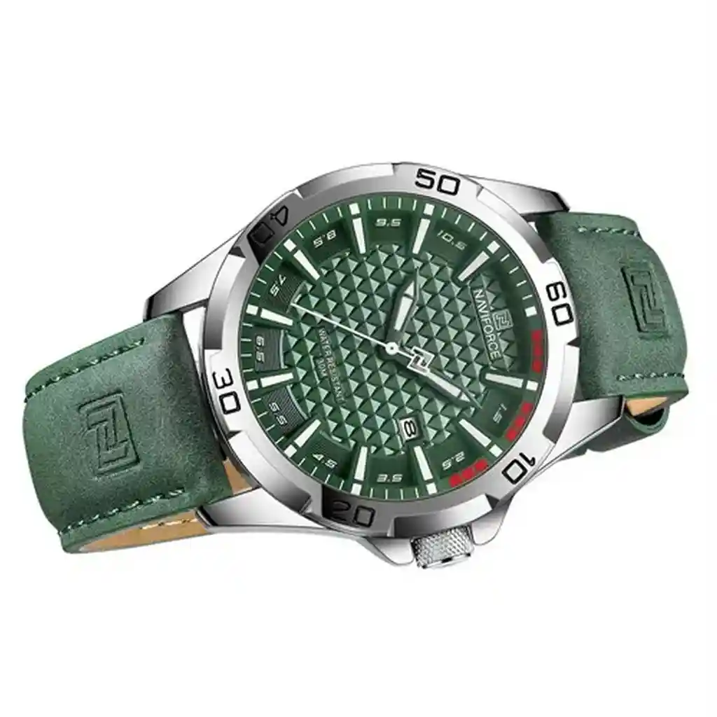 Reloj Naviforce Original Nf 8023 Verde + Estuche Dayoshop