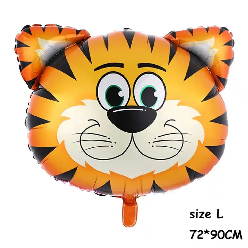 Kit Set Globo Feliz Cumpleaños Tigre Animales De La Selva Dayoshop