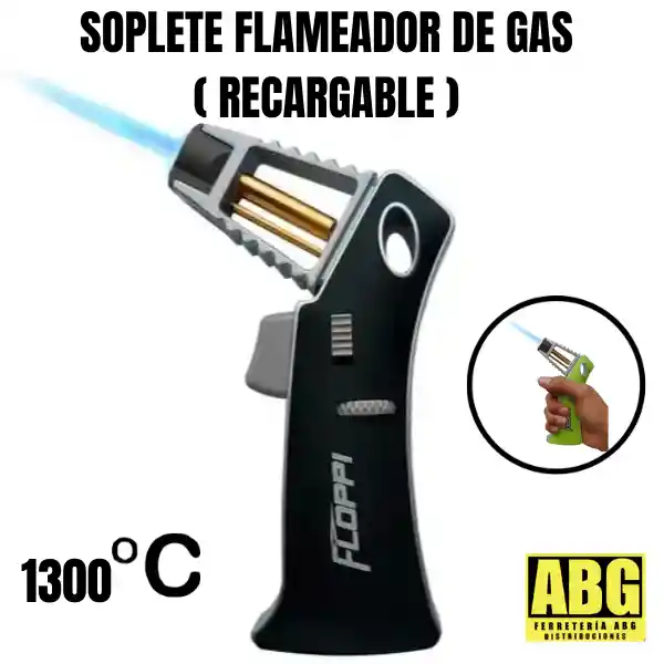 Soplete Flameador Recargable Grande - Mechera (1300°)