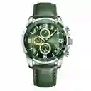 Reloj Naviforce Original Nf 8020 Cuero Verde + Estuche Dayoshop