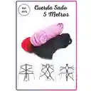 Cuerda Bondage 5 Metros Color Negro Sado Bdsm