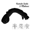 Cuerda Bondage 5 Metros Color Negro Sado Bdsm