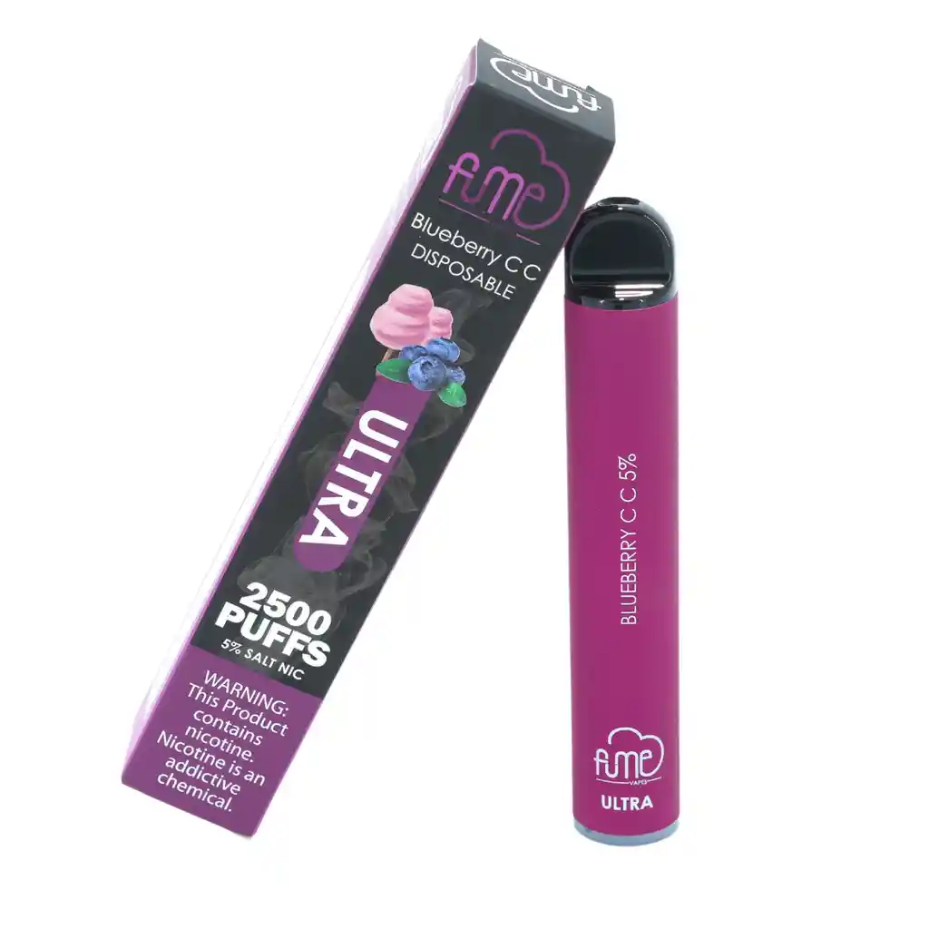 Fume Vape Ultra Blueberry Cotton Candy 2500puffs