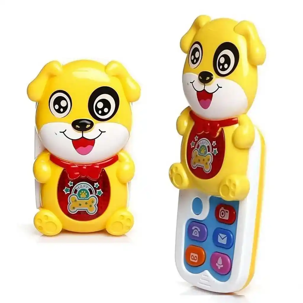 Teléfono Celular Juguete Musical Luces Bebe Niños + Baterias Dayoshop