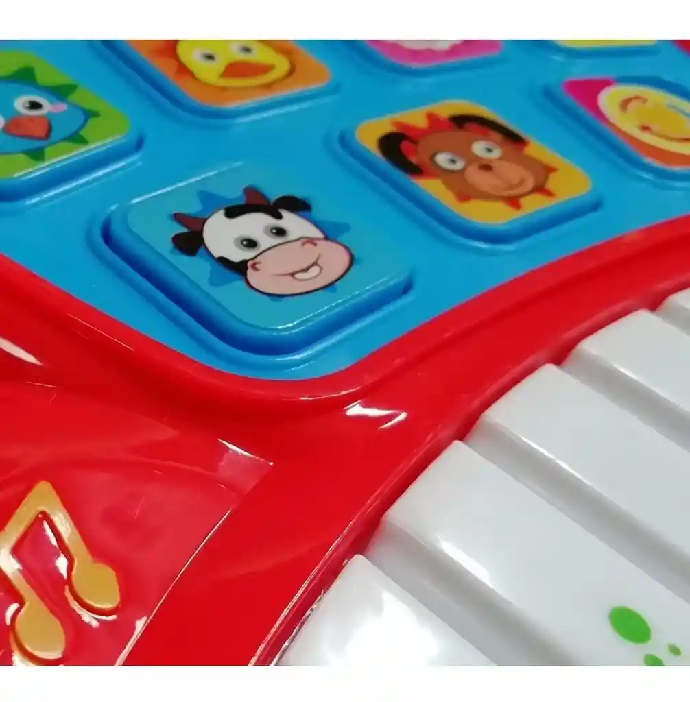 Piano Tren Interactivo Sonido Animales Y Numeros + Baterias Dayoshop