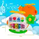 Piano Helicoptero Avion Animales Y Nota Musicales + Baterias Dayoshop