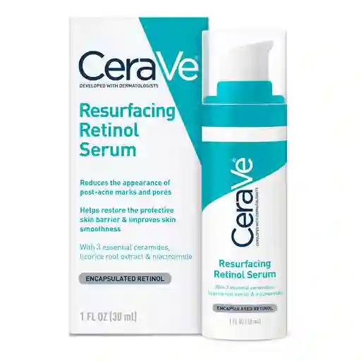 CeraVe Resurfacing Retinol Serum Para Marcas De Acne 30Ml 