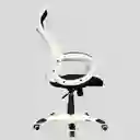 Silla De Oficina Gamer Paipa Basculante Marco Blanco