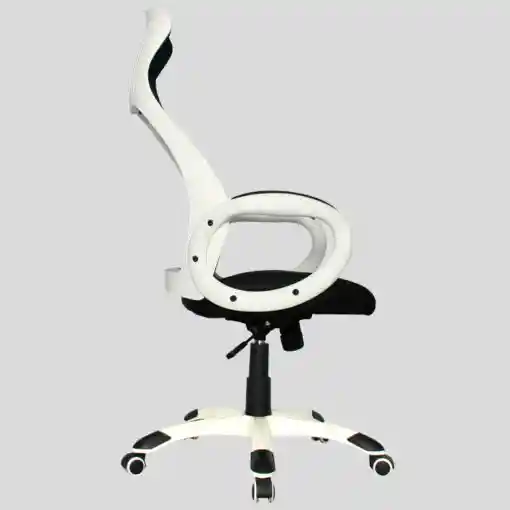 Silla De Oficina Gamer Paipa Basculante Marco Blanco