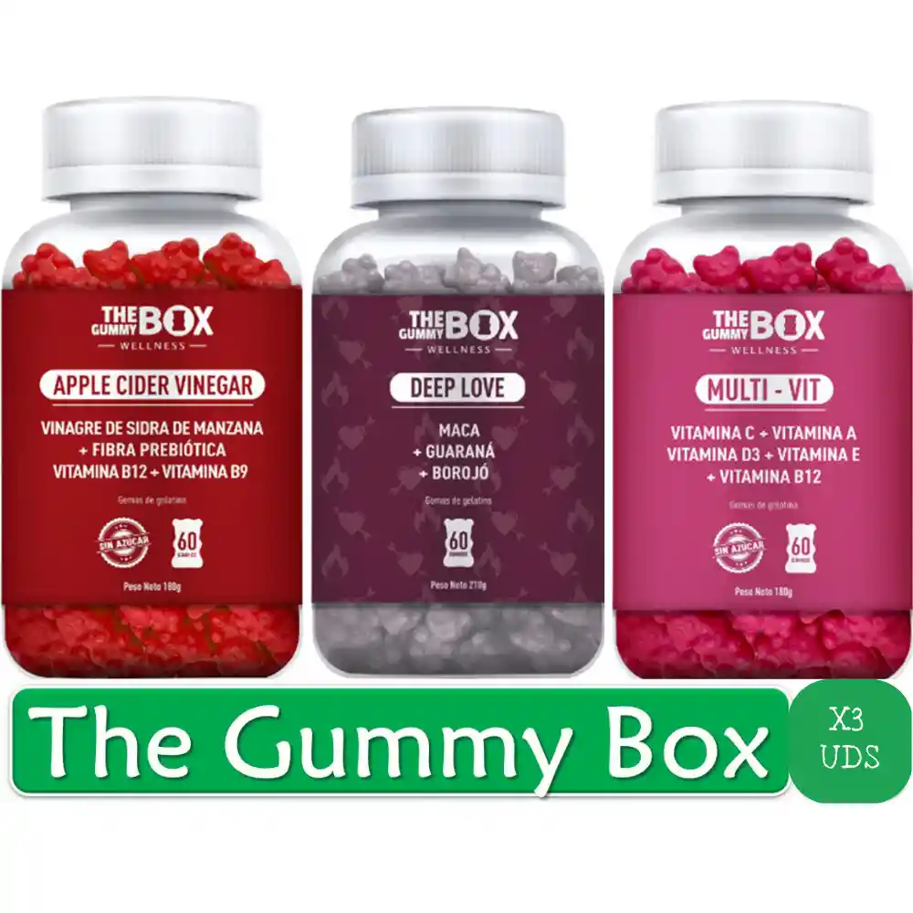  The Gummy Box Vitamina  Multivit  Borojo Y Sidra 