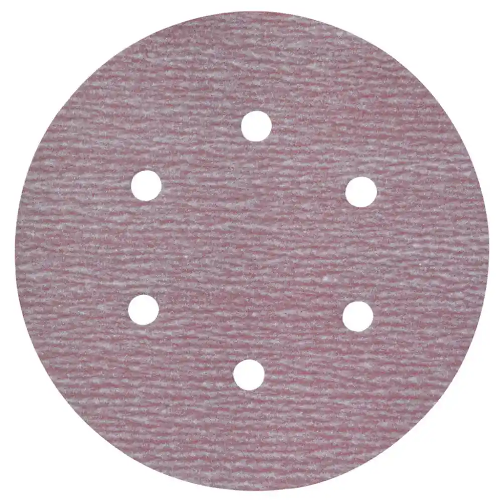 Disco Velcro Premier Rojo 5'' X 5 Huecos Grano 400 (5539520306)