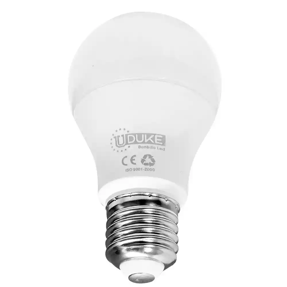 Bombillo Led 9w Uduke Luz Calida E27 Multivoltage (3500k) (a60) (ht80397c) (garantia 2 Anos)