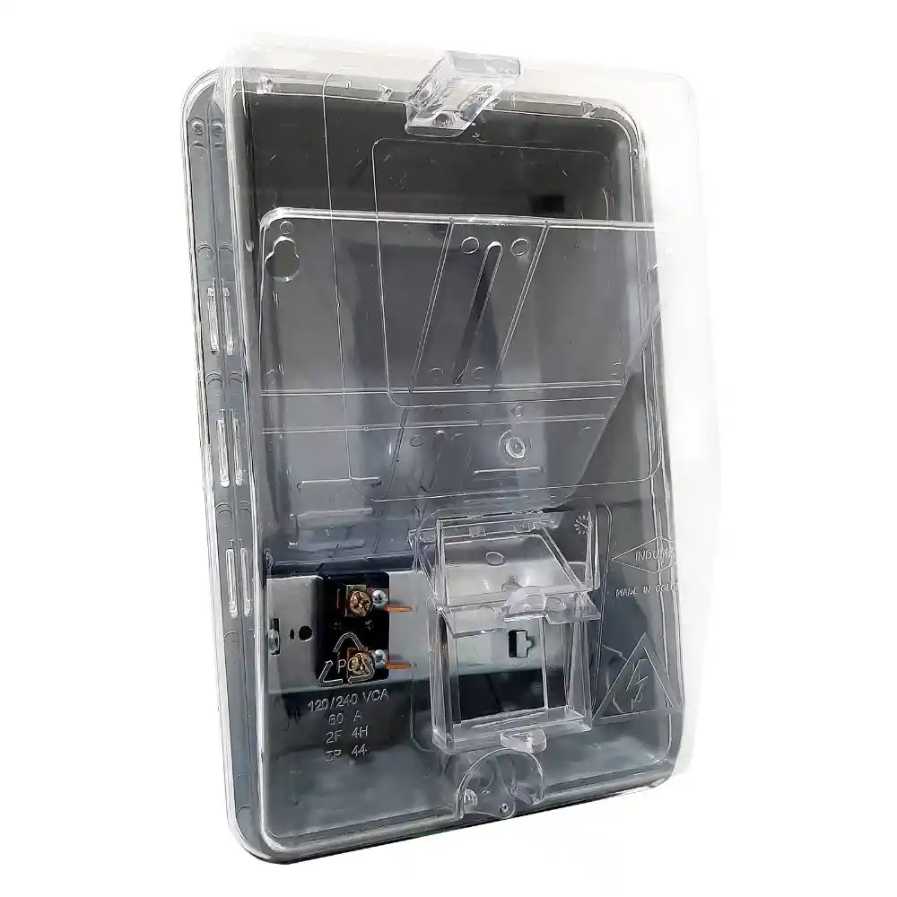 Caja Para Contador Plastica Monofasica Policarbonato Con Portabreaker Induma (t7401-029)