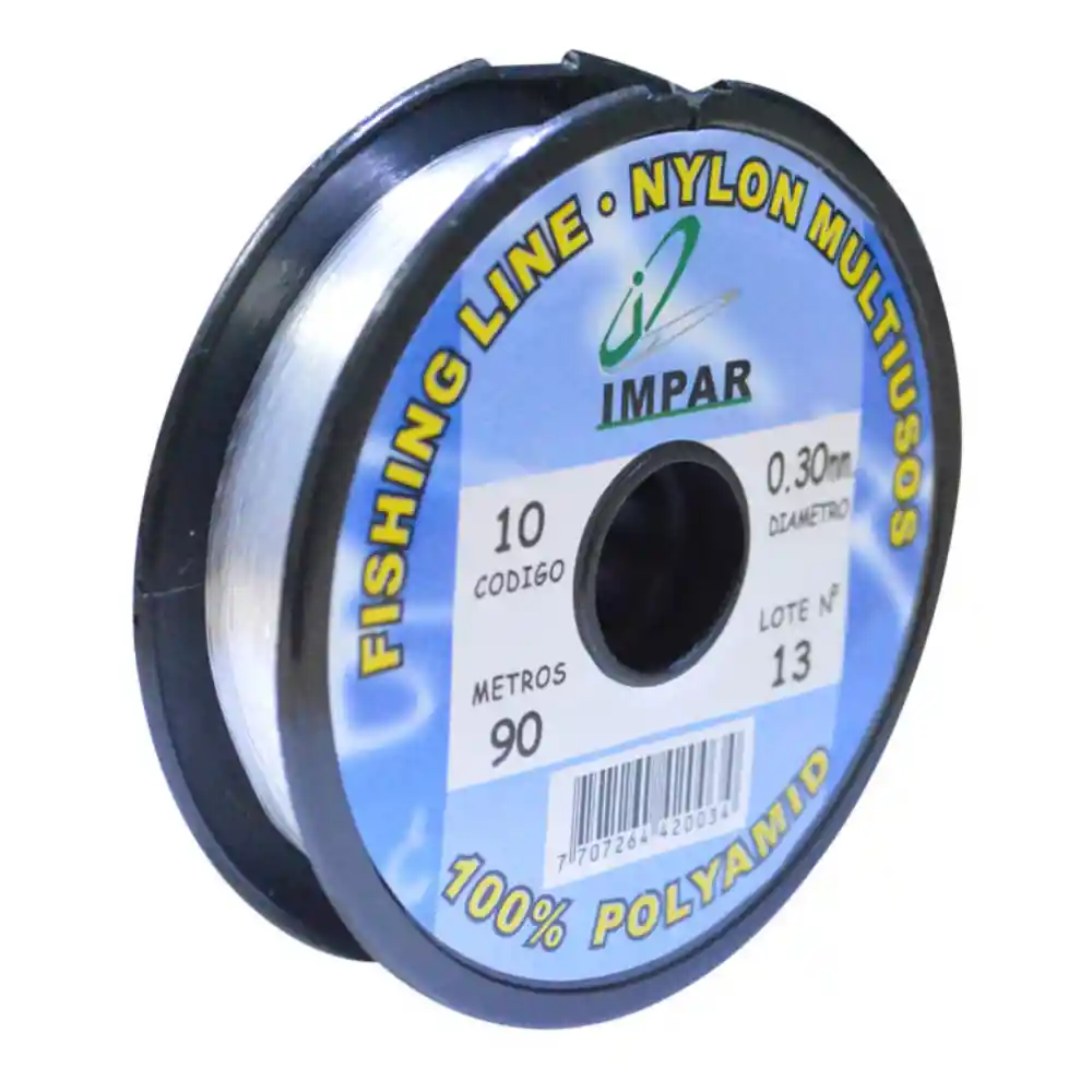 Nylon Impar 28 Lbs 0.55mm (carreto X 100mtrs) (precio X Und)