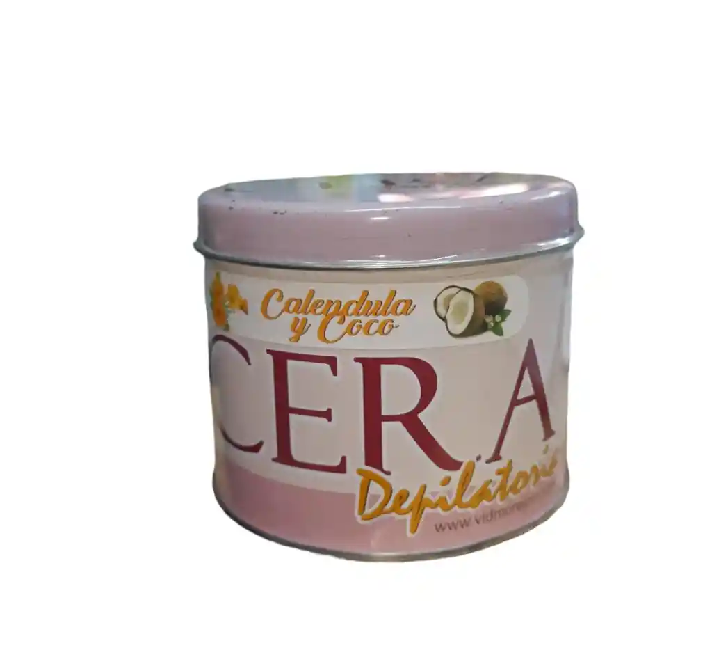 Cera Vidmore Calendula Y Coco X500gr + Lienzos