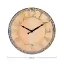 Reloj De Pared Decorativo Puerto Wilches Marron Claro