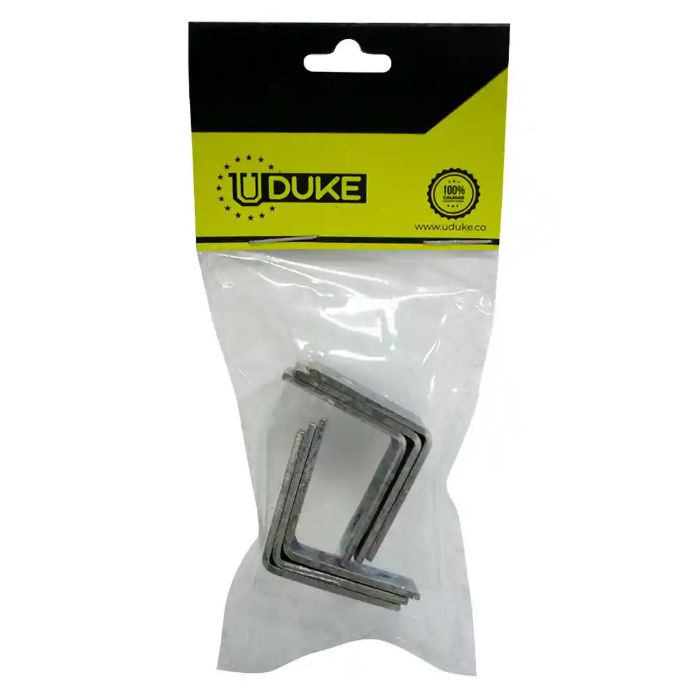 Angulo 1" Metalico Pqt X 6 Uduke