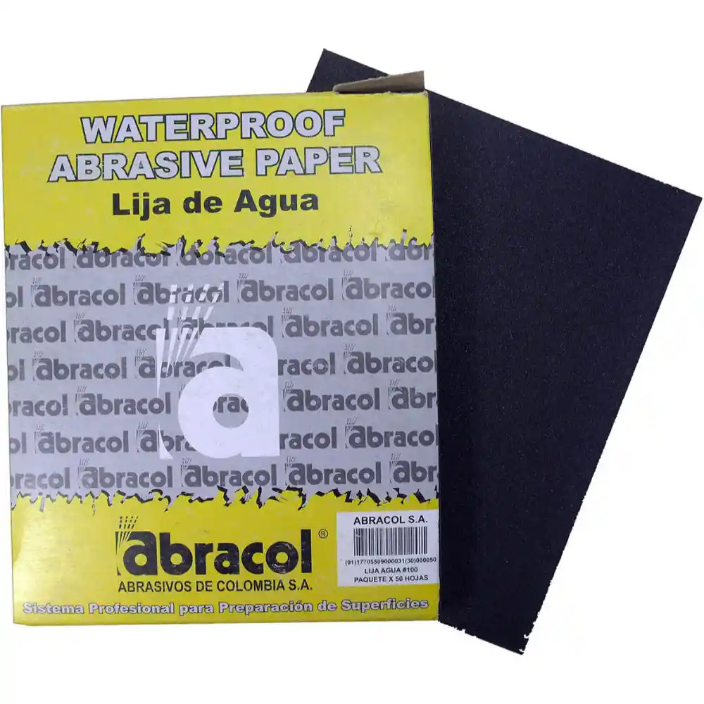 Lija Abracol 80 ( Lijado En Agua )