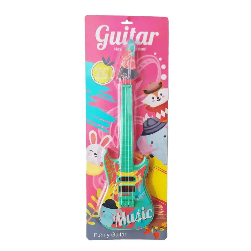 Guitarra De Juguete Para Niñas Niños Animales Dayoshop