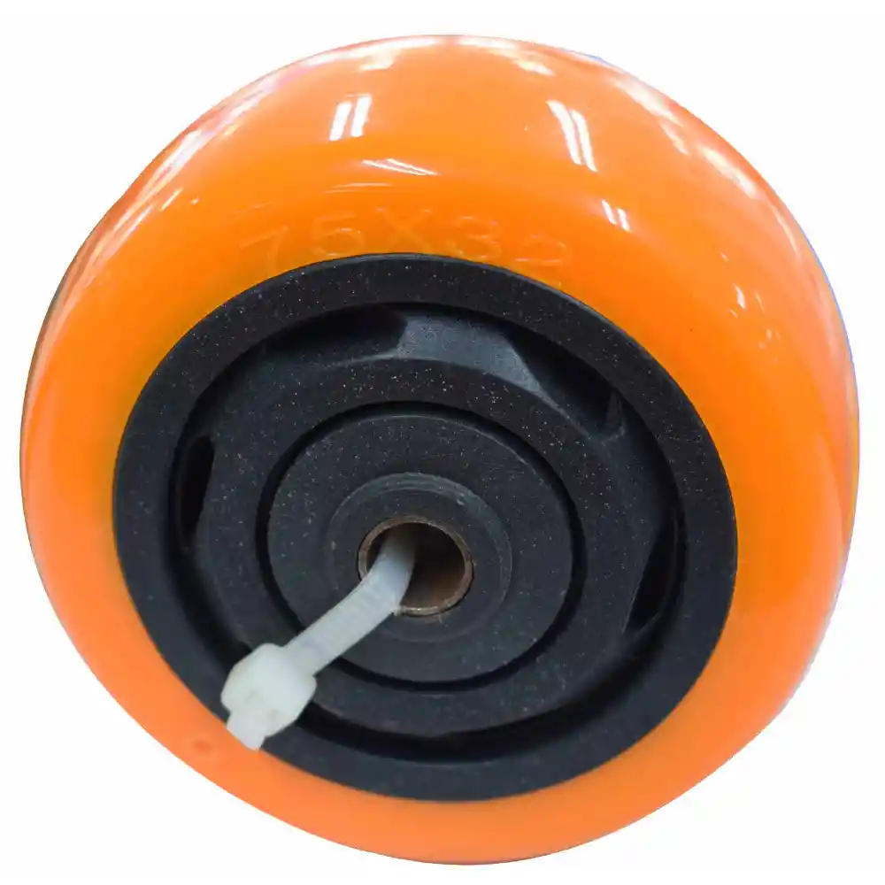 Rueda Individual Naranja 75mm 100kg (rodachines 3") (ht80028)