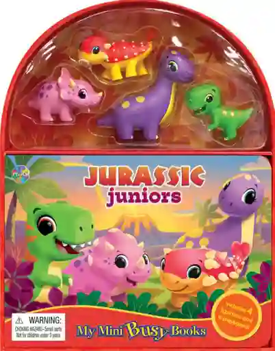 Libro Para Niños Y Juego 2 En 1 Figuras Dinosaurios Animales