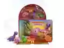 Libro Para Niños Y Juego 2 En 1 Figuras Dinosaurios Animales